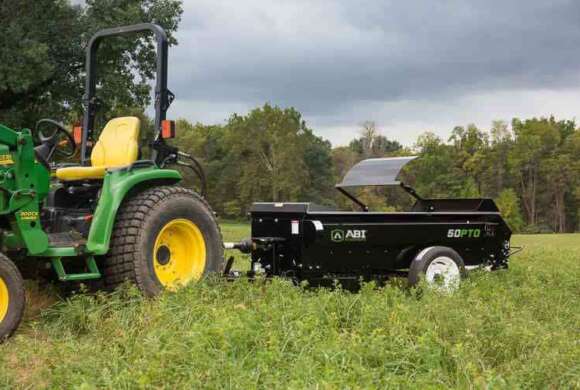 Small tractor 50 PTO manure and ABI Manure spreader for sale